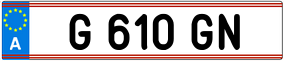 Truck License Plate